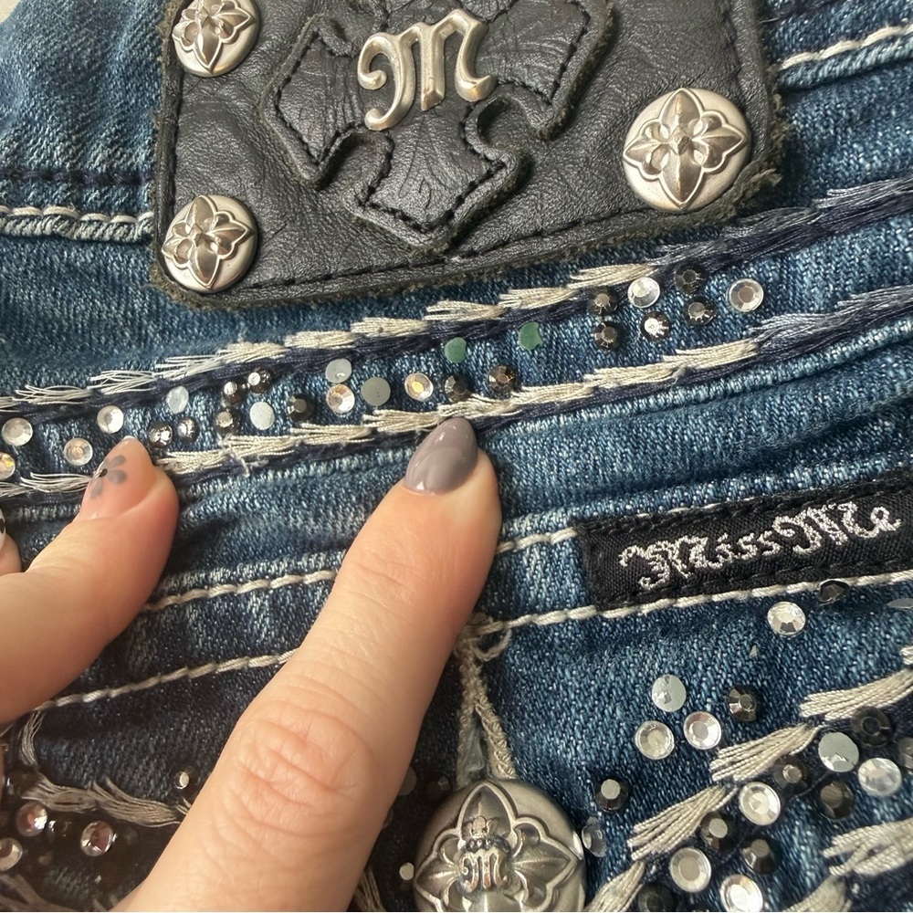 Miss Me Bootcut Denim Jeans 27 - Picture 10 of 11